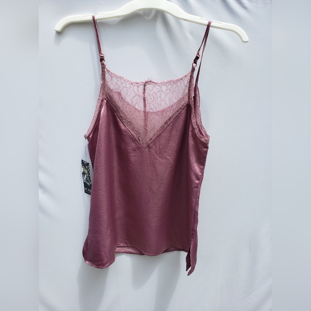 One Hart Lace Trim Tank Top Available In Size Small And Medium New With Tags